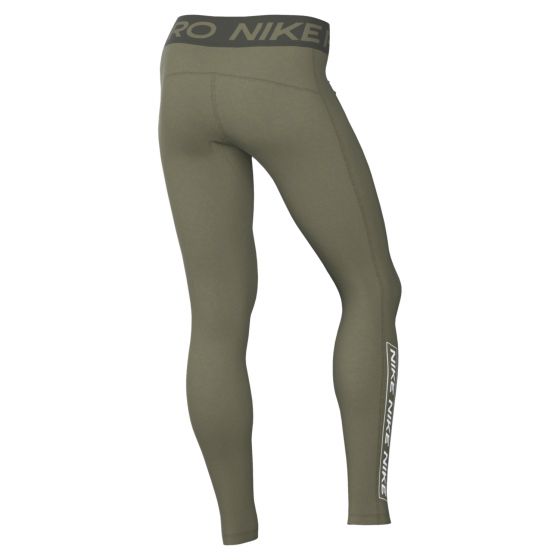 Nike Pro Dri-fit S Graphic Mid-rise Leggings dq5595-222 XL Verde