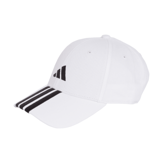 Gorra Adidas Baseball 3 Tiras New Logo Blanco Hombre