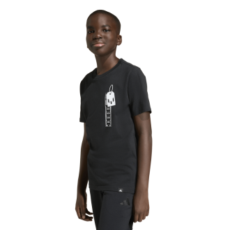 Remera Adidas Graphic Negro Niños