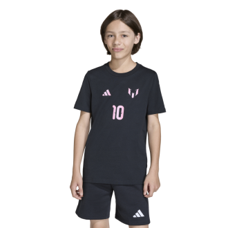 Remera Adidas Messi N&N Negro Niños