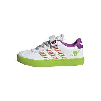 Calzado Adidas VL Court Buzz Elastic Lace Blanco Niños 
