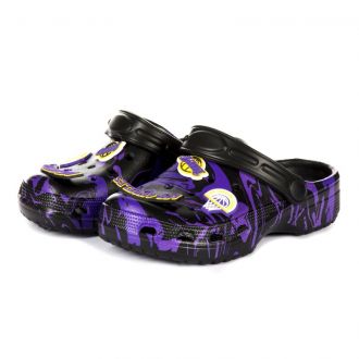 Clogs printed all around lakers