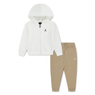 Conjunto Jordan Jdn Mj Brooklyn Ft Fz Set Niños Beige