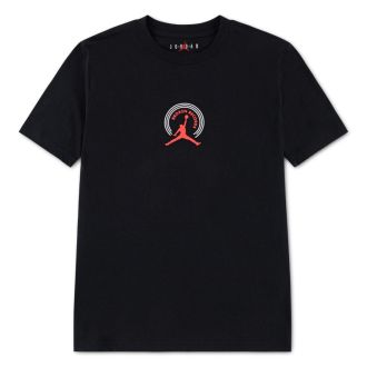 Remera De Algodon Jordan Mj Broken Records Tee Niños Negro
