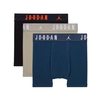 Ropa Interior Jordan Flight Cotton Core 3Pk Azul Niños 
