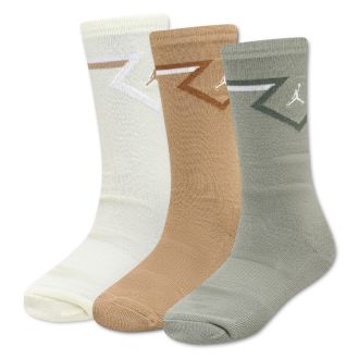 Medias Jordan Jordan Diamond 3Pk Crew Beige Niños 