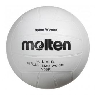 Molten rubber volleyball white