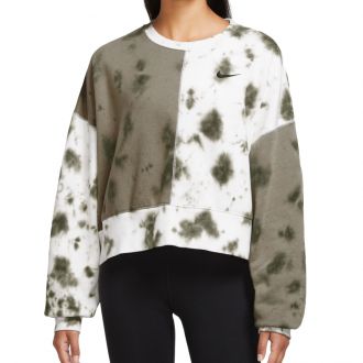 Womens Nike SportsWear Fleece Tie Dye Crew