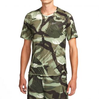 Mens Nike Dri-FIT Miler Top Short-Sleeve Camo