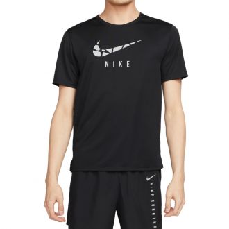 Mens Nike Dri-FIT Run Division Cree Graphics Short Sleeve Top