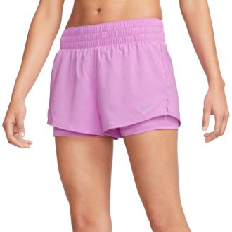 Nike One Womens Dri-FIT Mid-Rise 3in 2-in-1 Shorts