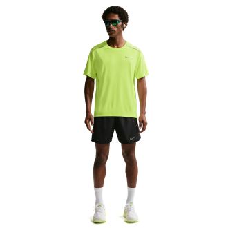 Remera Nike Miler Verde Hombre