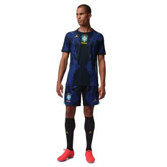 Camiseta Jordan Brasil Mundial 2026 Versión Visitante Match Azul Hombre