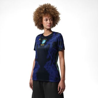 Camiseta Jordan Brasil Mundial 2026  Versión Visitante Azul Mujer