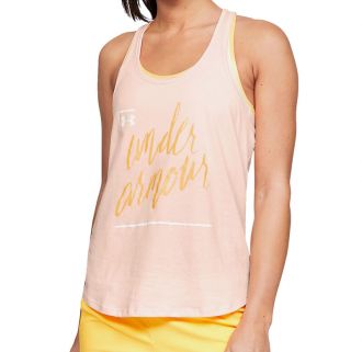 Graphic Script X-back Tank