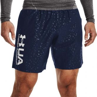 Ua woven emboss shorts-nvy